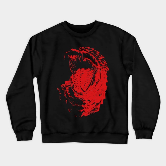 Godzilla Ultima (red) Crewneck Sweatshirt by GojiTaku